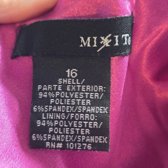 Mixit Midi Dress Womens 16 Multicolor Boho Paisley Floral Empire Waist Indie Y2K - Picture 13 of 13